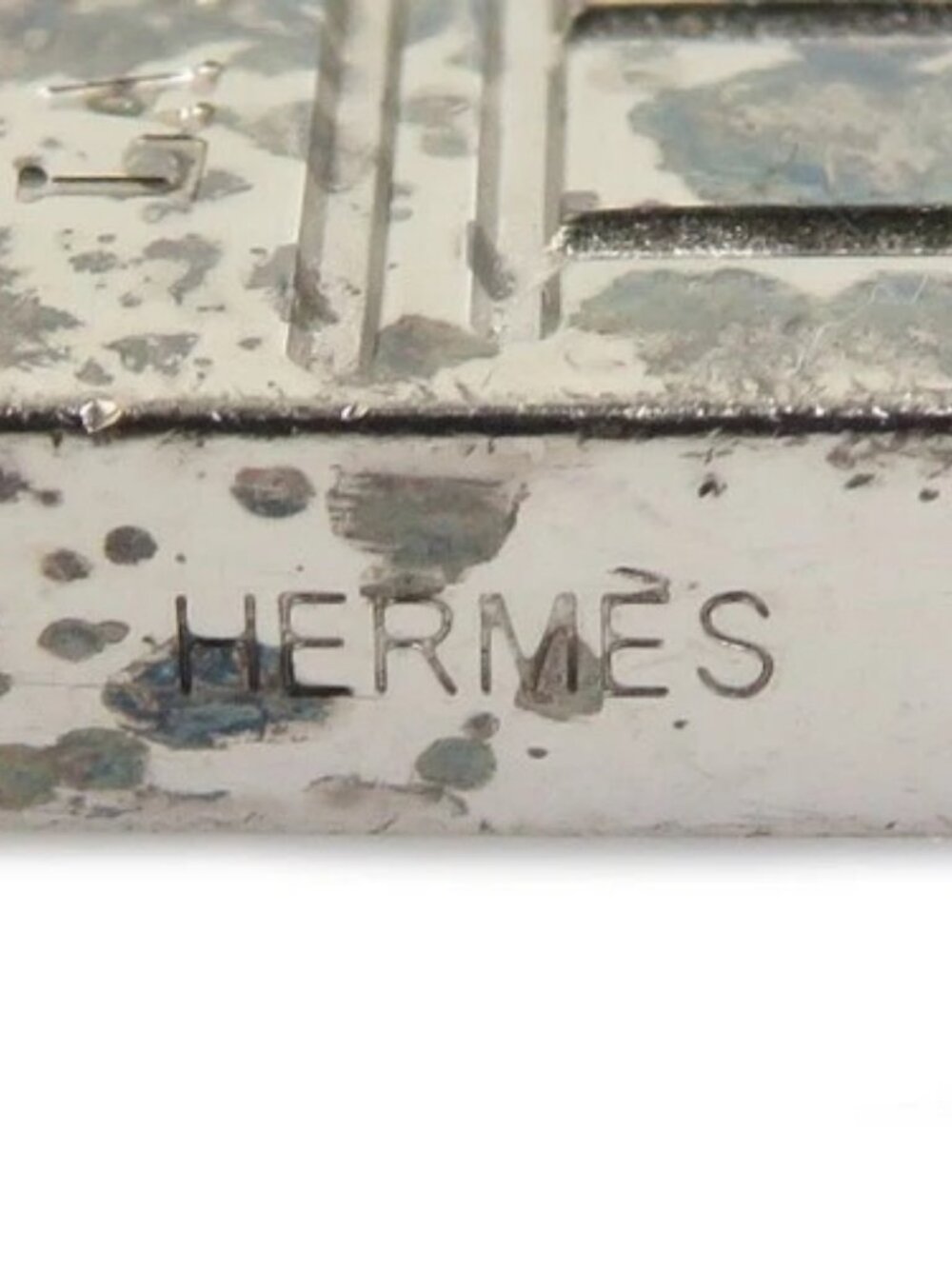 Auth HERMES 2002 ANNEE DE LA MAIN Cadena Charm Silver Metal - e61578 - Picture 8 of 8